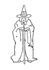 Coloring pages witch