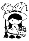 Coloring pages witch