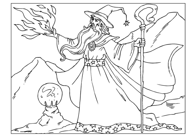 Coloring page wizard