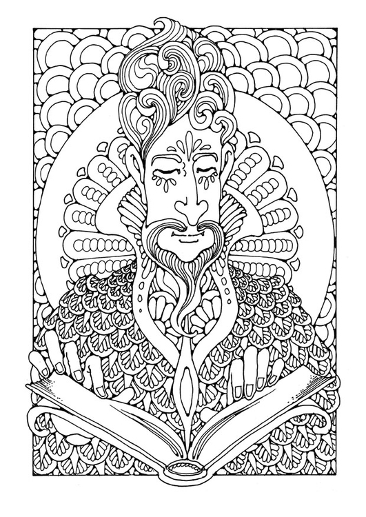 Coloring page wizard