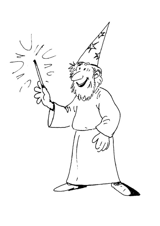 Coloring page wizard