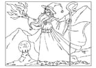 Coloring pages wizard