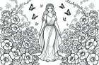 woman in the garden