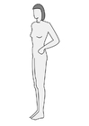 Coloring pages woman profile