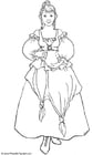 Coloring pages woman