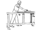 Coloring pages woodworker