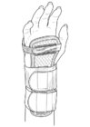 Coloring pages wrist guard