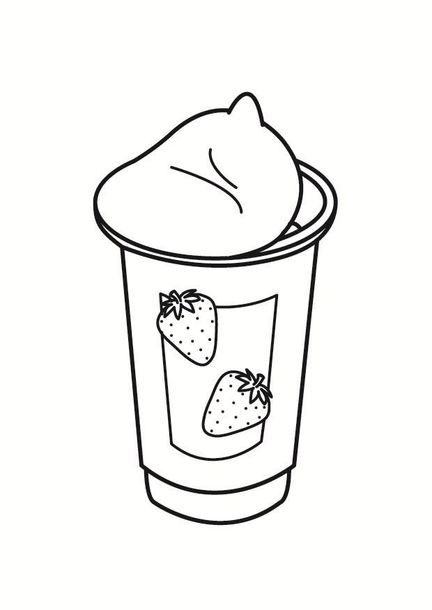 yoghurt coloring dibujo malvorlage kleurplaat yaourt coloriage para colorear ausmalbild ausmalbilder zum dibujos bild kleurplaten imprimir kostenlose ausdrucken edupics schulbilder