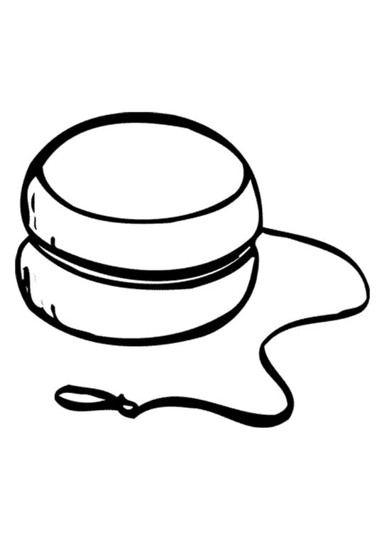 Coloring page yo-yo