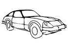 Coloring page car
