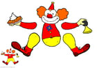 Crafts for kids Clown - Jumping Jack
