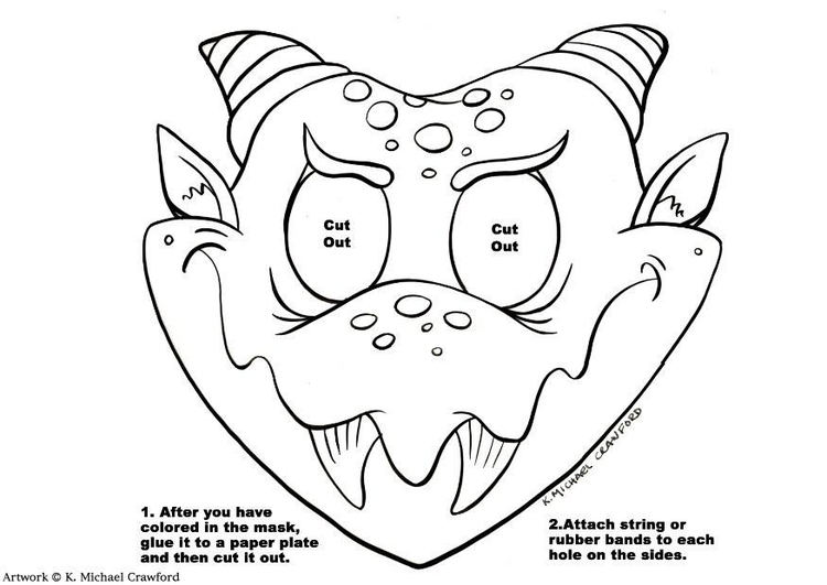 Craft dragon mask
