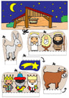 Crafts for kids nativity scene show-box