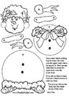 Crafts for kids snow woman