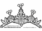 Craft snowflake fairy's crown