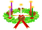 Advent wreath