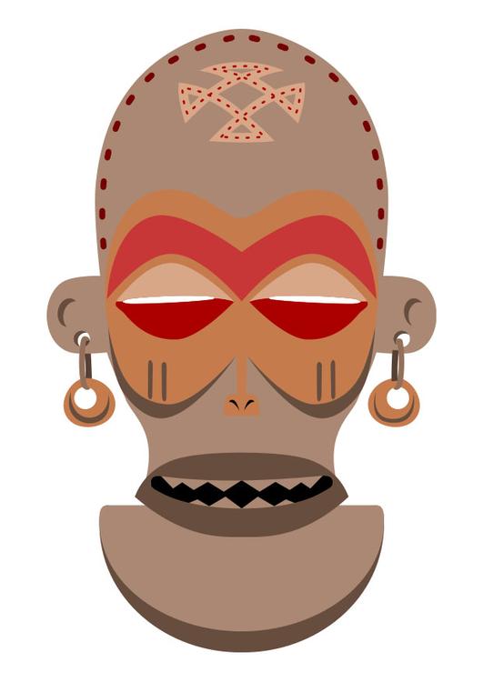 African mask - Zaire - Angola