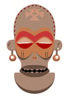 African mask - Zaire - Angola