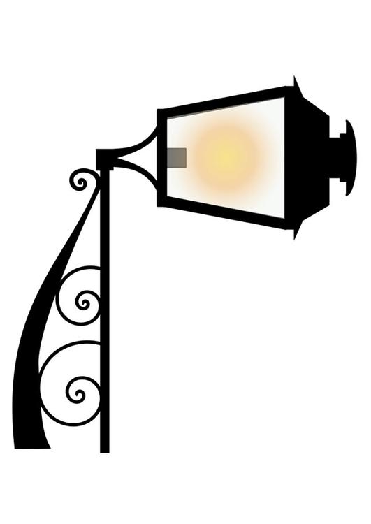 antique street light