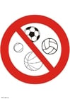 Image ball games forbidden
