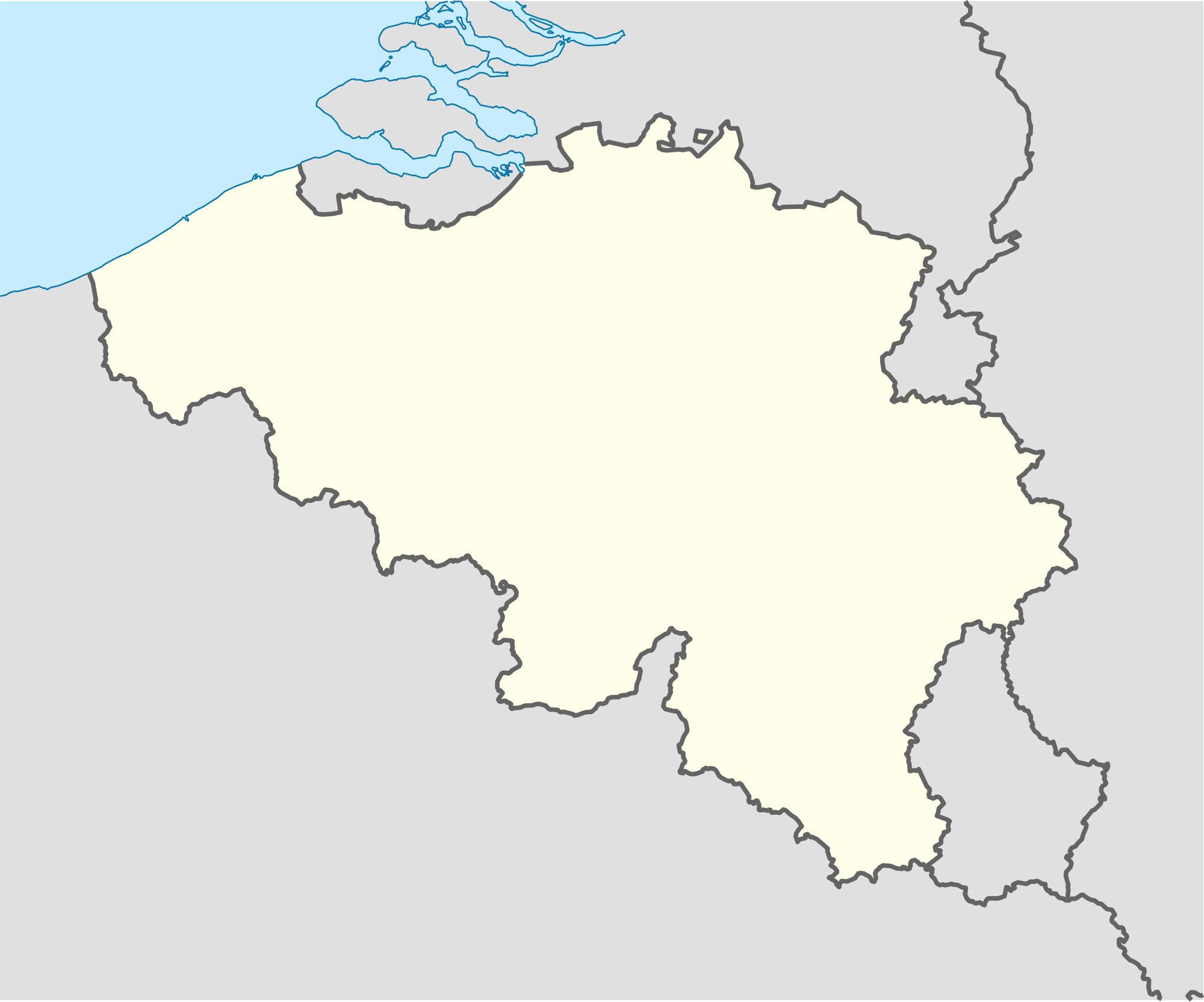 Image Belgium blank map