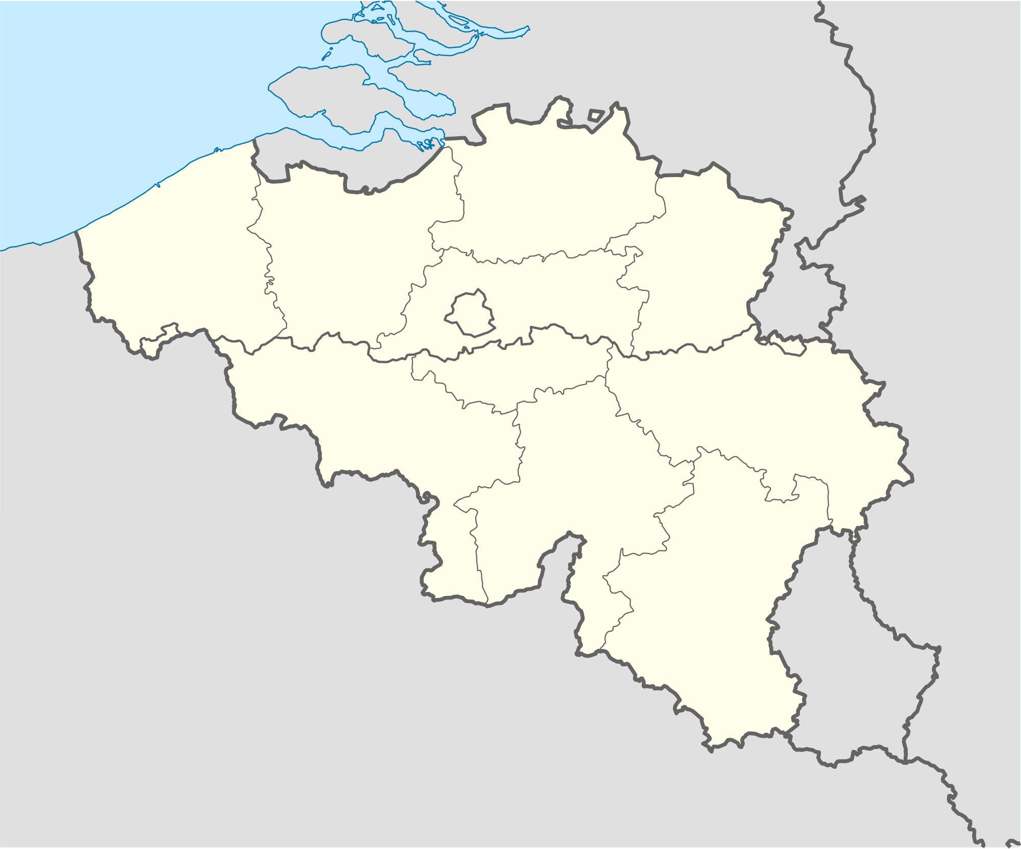 Image Belgium with provinces