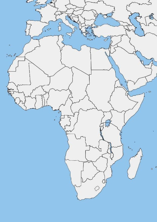 Image bkank African map