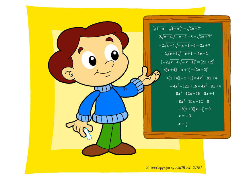 Image blackboard - to do maths
