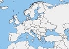 Image blank European map