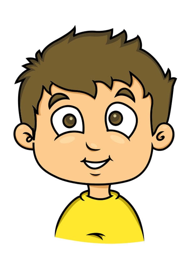 Image boy with brown hair