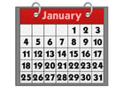 Image calendar - January