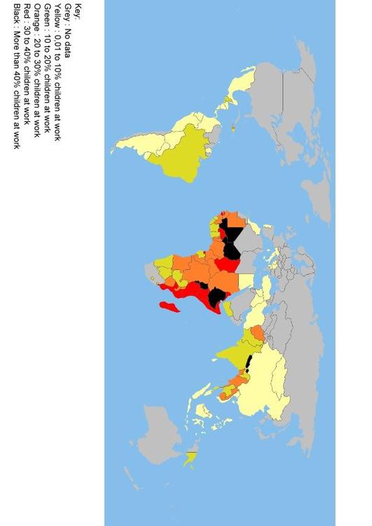 child labour map