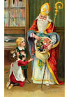 Image children with Santa Claus