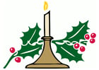 Images christmas candle