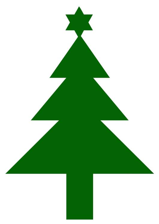 christmas tree with star