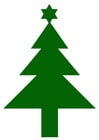 Image christmas tree with star