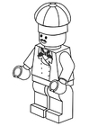 Coloring page cook