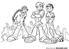 Coloring page cool mp3