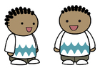 dark skin colour