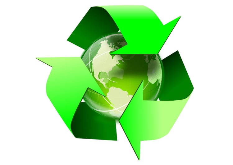 Image earth - recycling