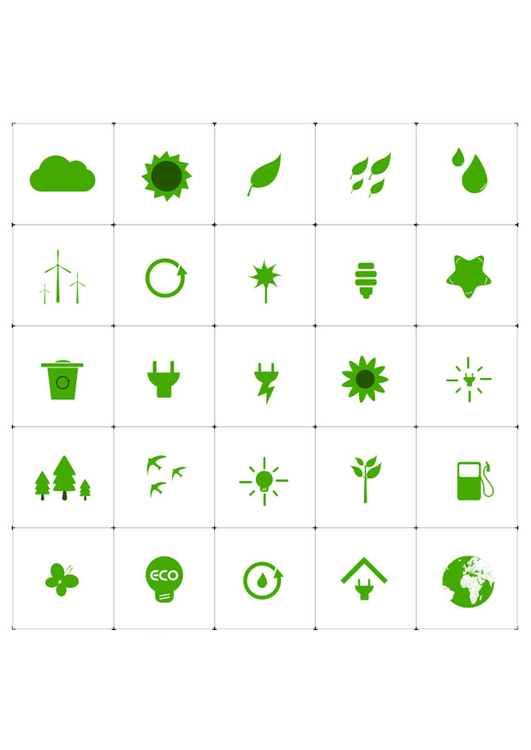 Image ecological icons