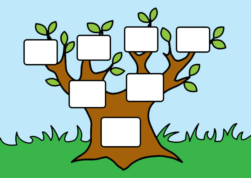 blank family tree clip art