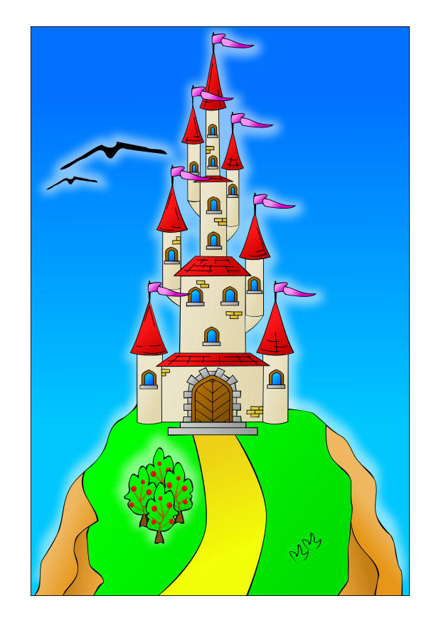 Image fairy tale castle - Free printables - Img 27435.