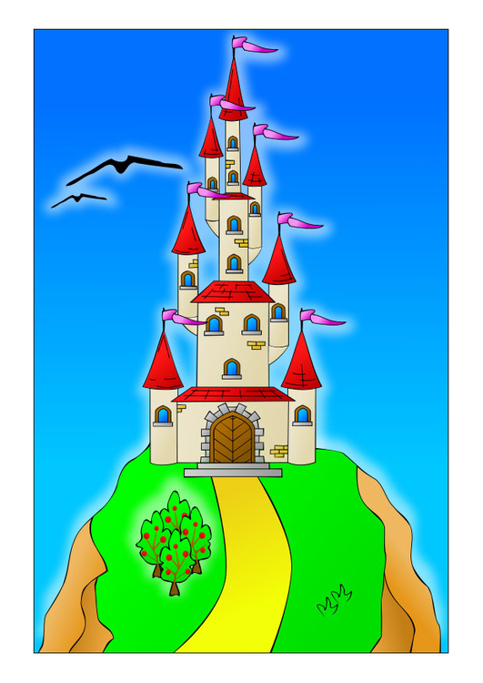 Image fairy tale castle