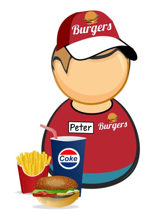 fast food employee