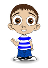 Image fearful child
