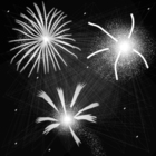 Coloring page fireworks