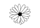 Coloring page flower