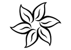 Coloring page flower