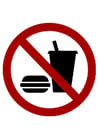 Image food and drink prohibited